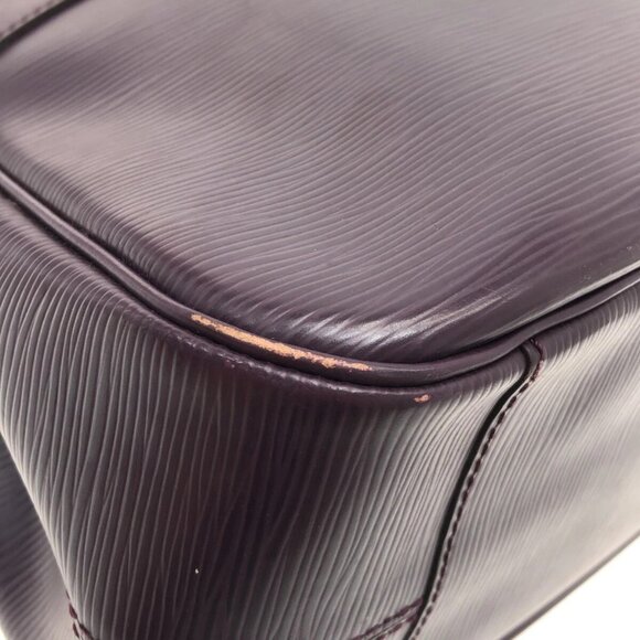 Auth LOUIS VUITTON Passy M5926K Cassis Epi Unclear Handbag - Picture 4 of 16